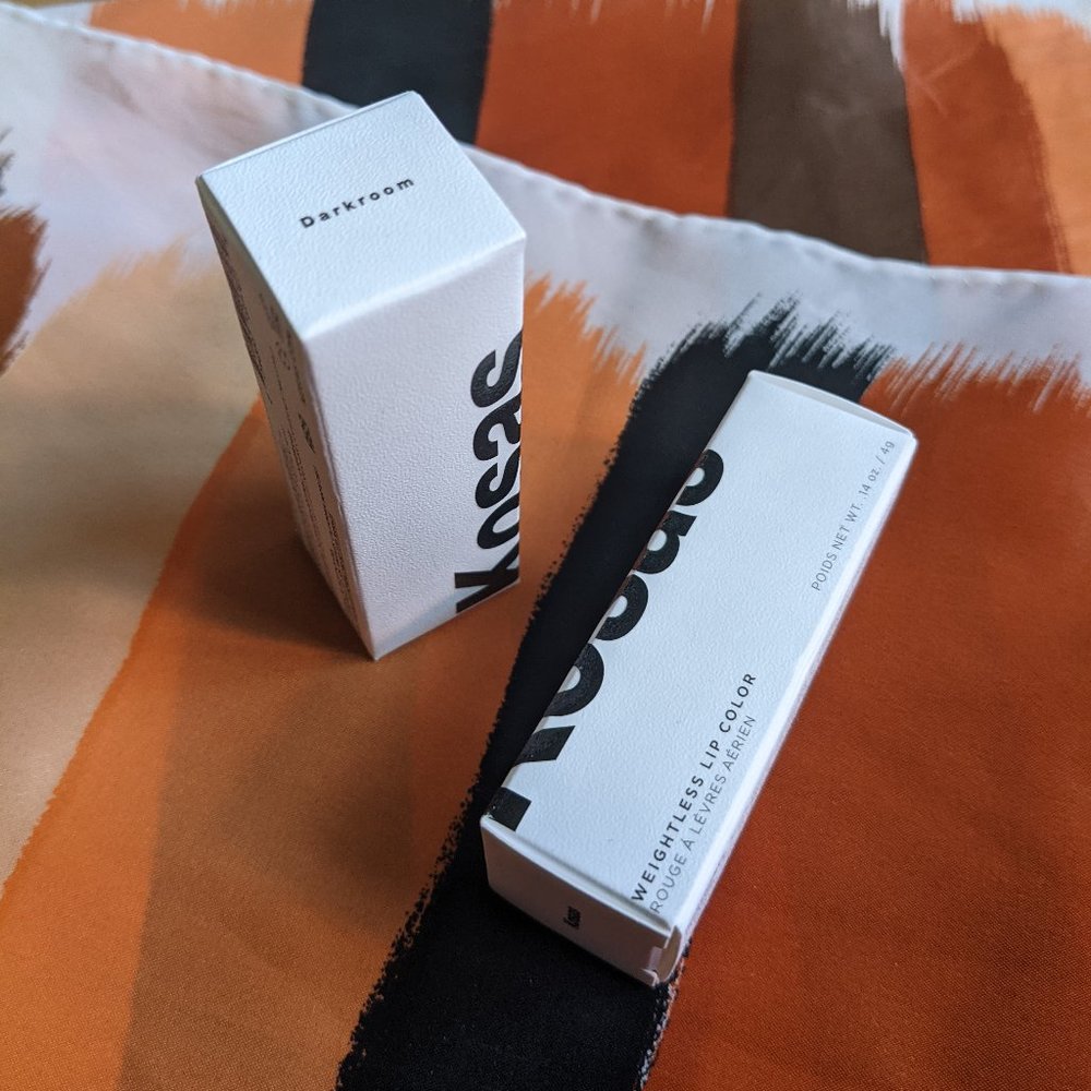 Kosas Weightless Lipstick 2-pack - Darkroom and Fringe